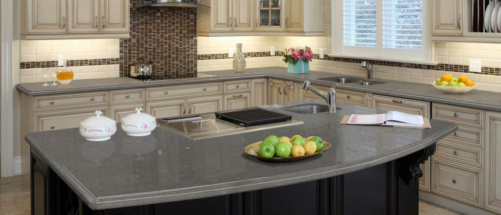 Babylon Gray Concrete Finish quartz