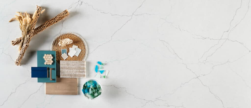 Calacatta Miraggio Seaglass quartz