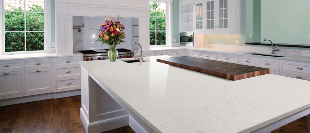 Glacier White quartz