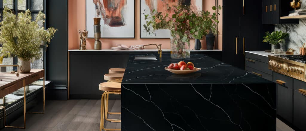 Marquina Midnight quartz