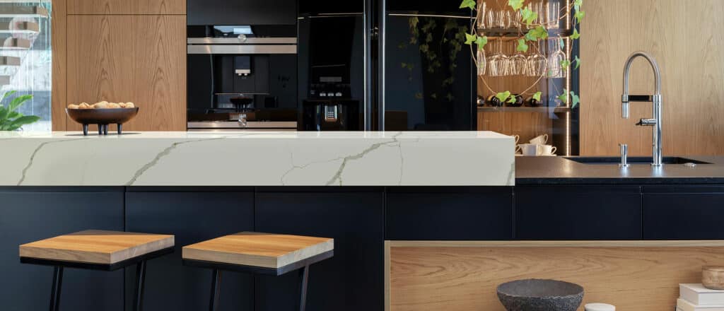 New Calacatta Laza Gold quartz