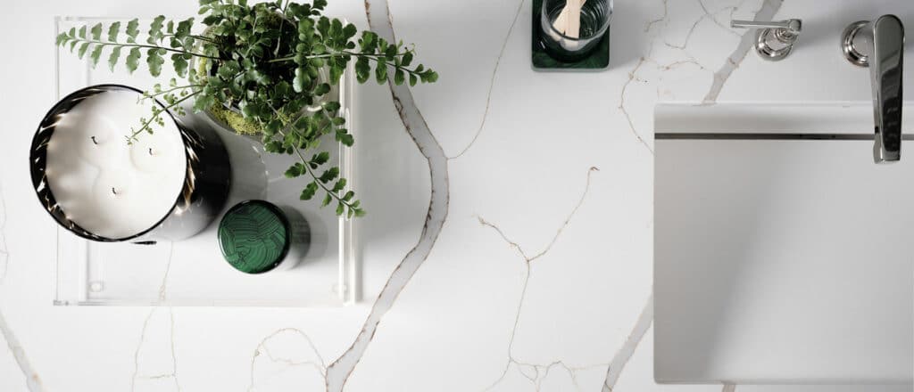 New Calacatta Laza Gold quartz