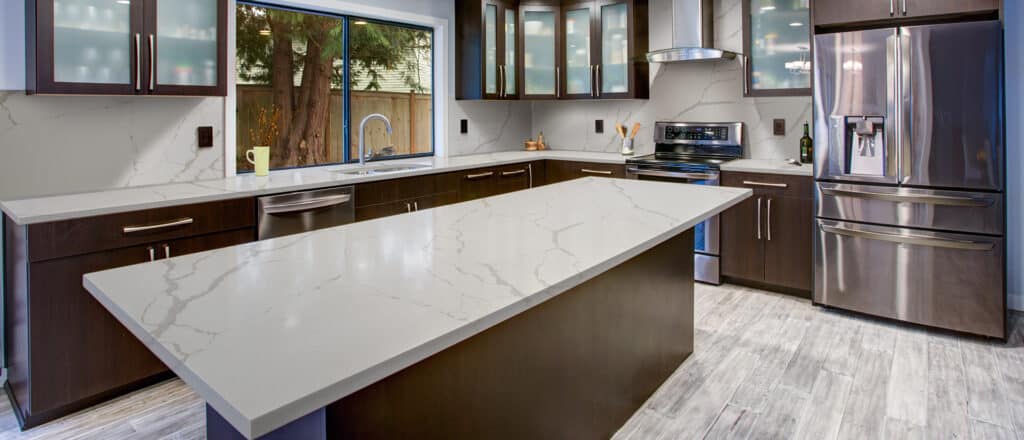 New Calacatta Laza quartz