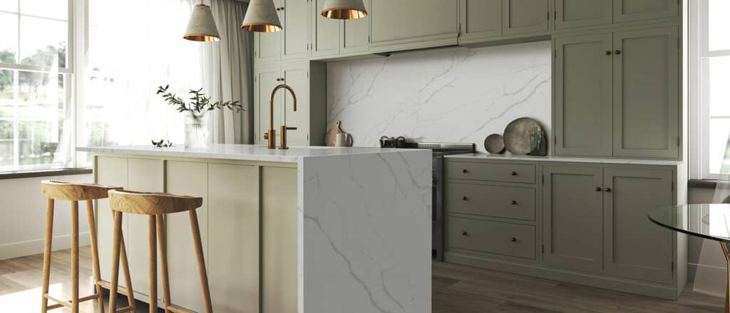 New Calacatta Laza quartz